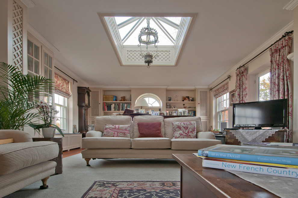 Traditional living room in Sussex.
