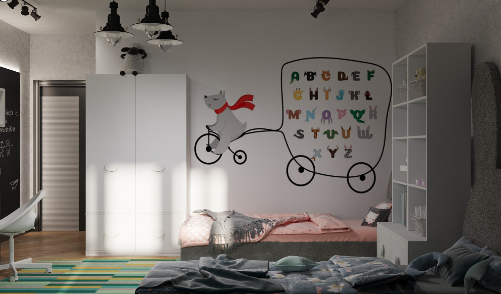 Детская комната современный стиль, мебель Икеа