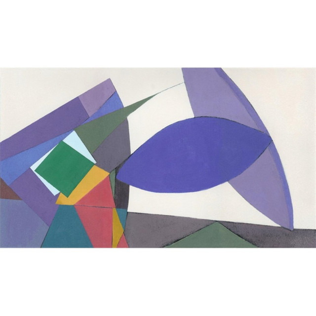 Giant Art 84x48 Equilibrium Fine Art Giant Canvas Print in White