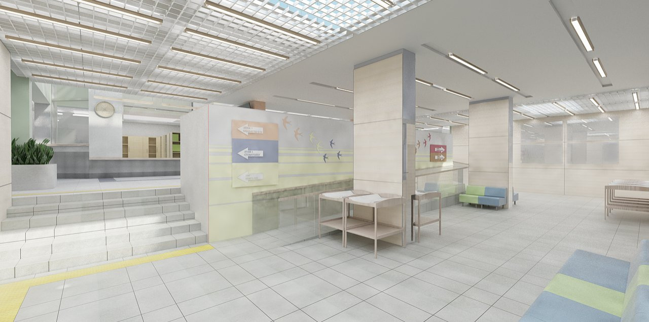 ХОЛЛ ДЕТСКОЙ ПОЛИКЛИНИКИ