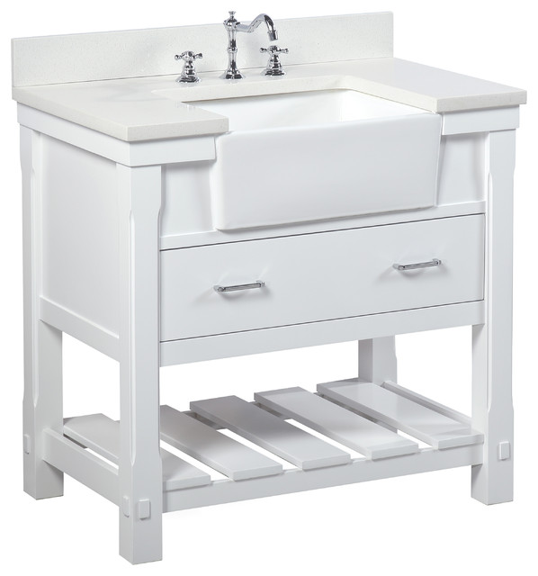 Charlotte Bathroom Vanity Transitional Vanities And Charlotte Bathroom Vanity Base White 36 Top Quartz Single