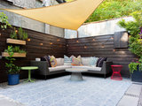 Eclectic Patio by Alicia Roche Interiors