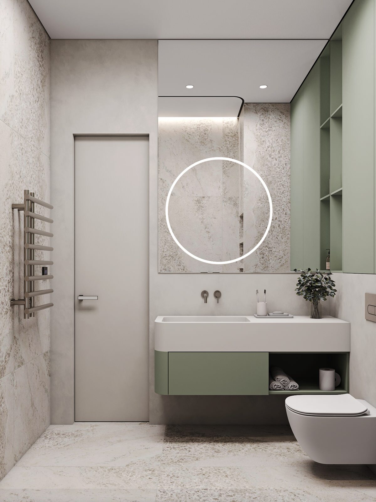 Мастер-санузел на Архитектора Власова