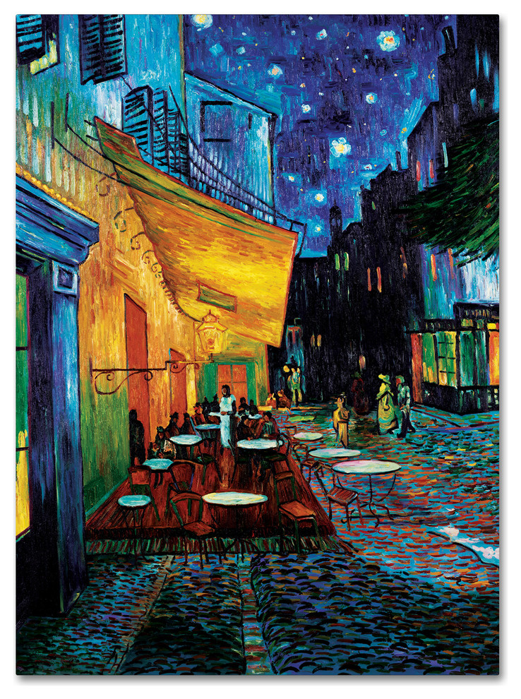 'Cafe Terrace' Canvas Art by Vincent van Gogh