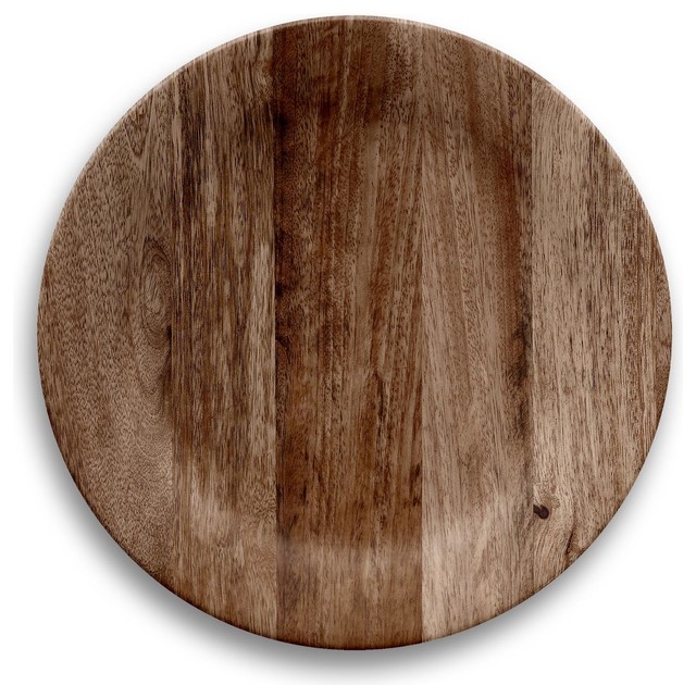 Marin Charger, Set of 6 Rustic Charger Plates by TarHong