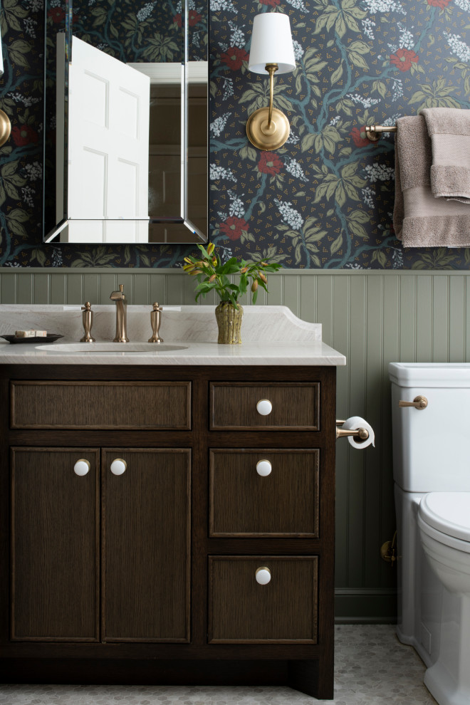 Charming Meets Colonial - Transitional - Powder Room - Minneapolis - by ...