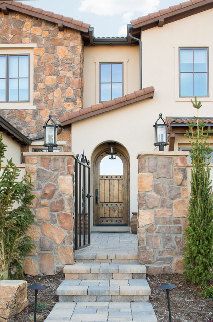 Tuscan Transitional mediterranean-exterior
