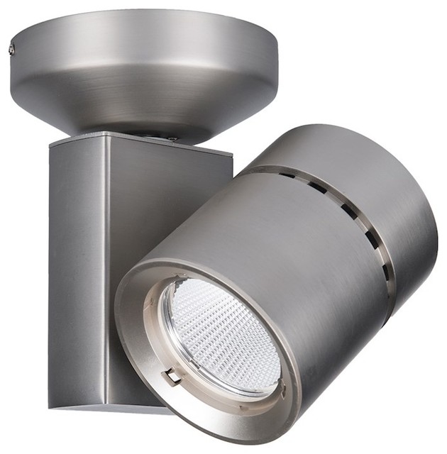 Wac Lighting Exterminator Ii Monopoint Flood Light 3000k Soft Brushed Nickel
