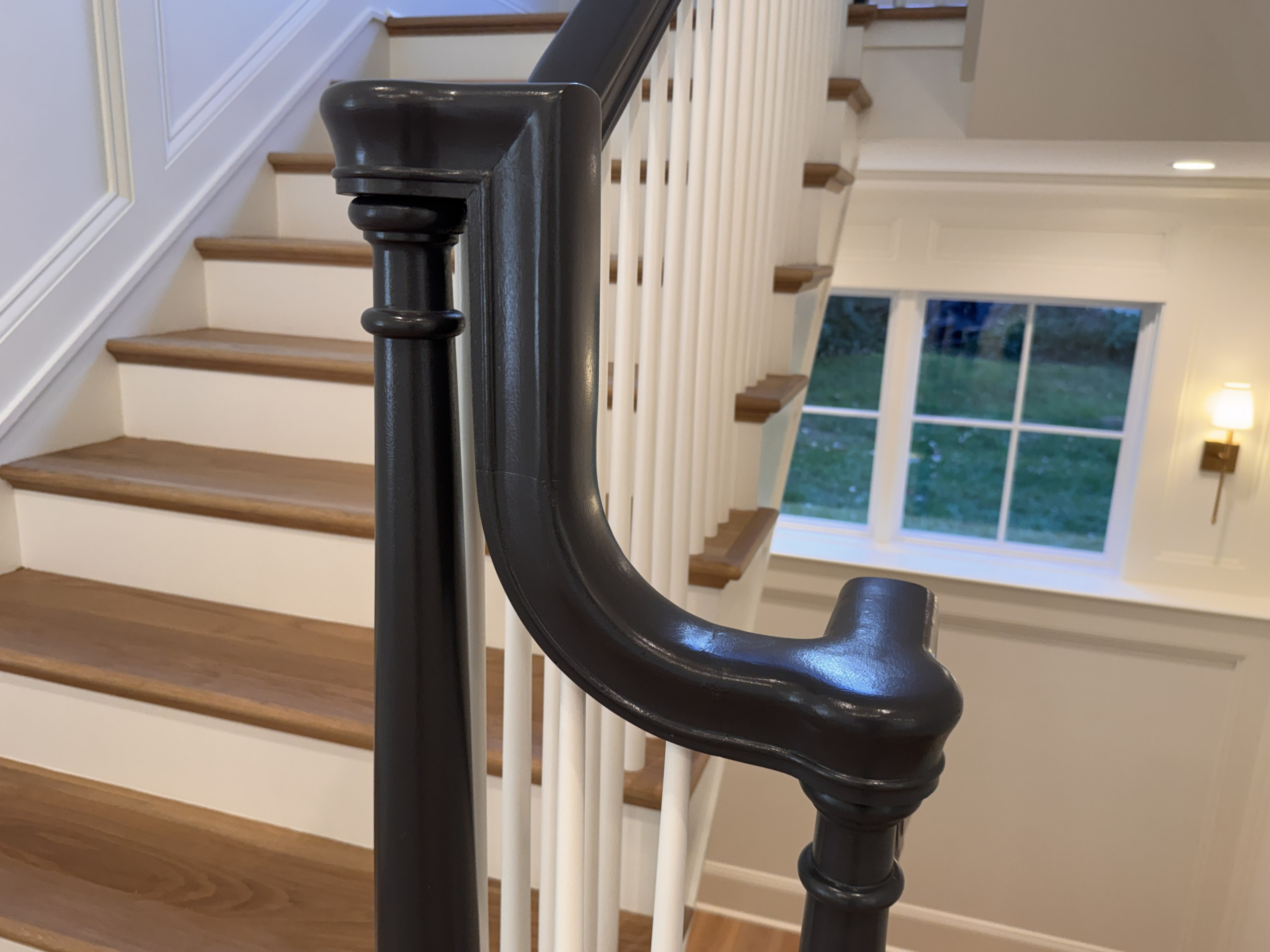 Project #160 | Traditional Box Stair with Gooseneck Handrail