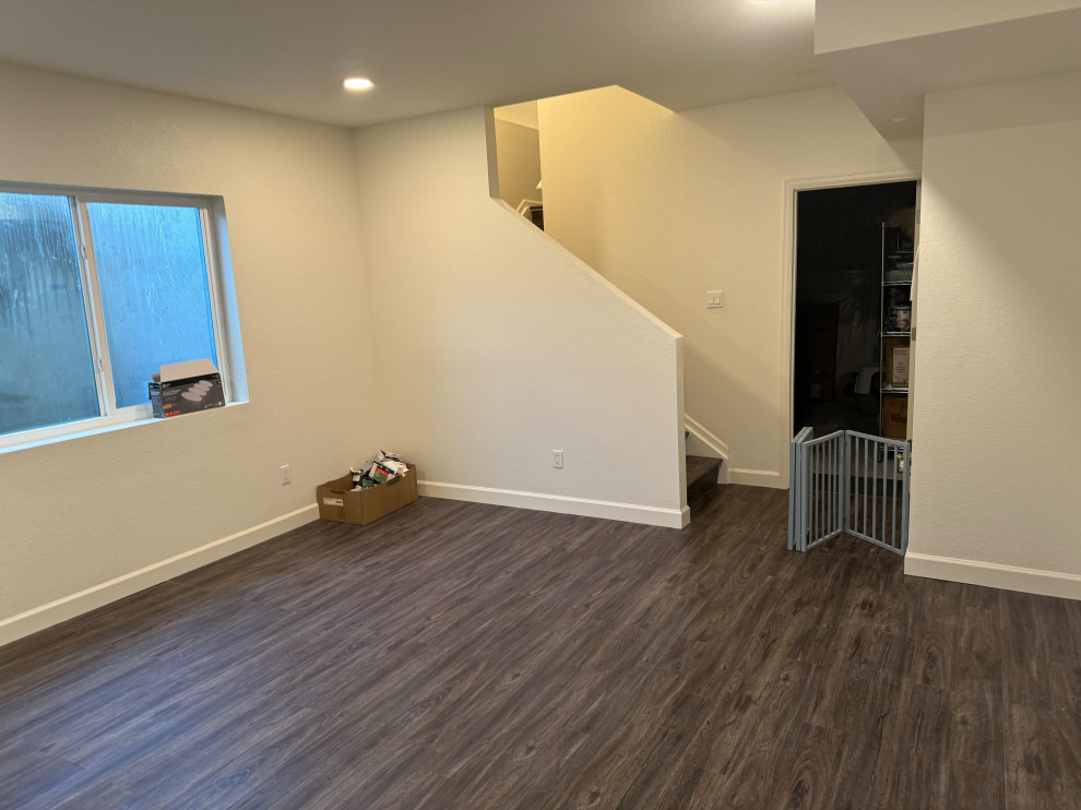 Commerce City Basement Finish with Bathroom and Workout Room