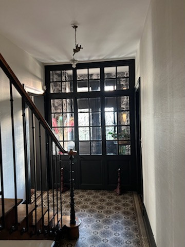 Rénovation décoration d'une maison de maître, entrée, cage d'escalier, cuisine