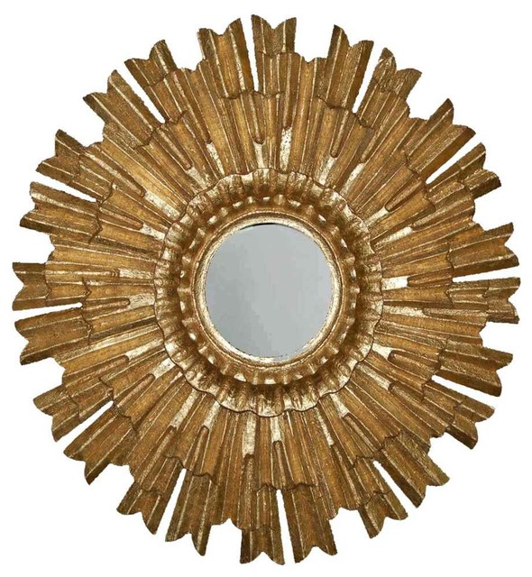 Eleganza 22-Inch Antique Gold Mirror