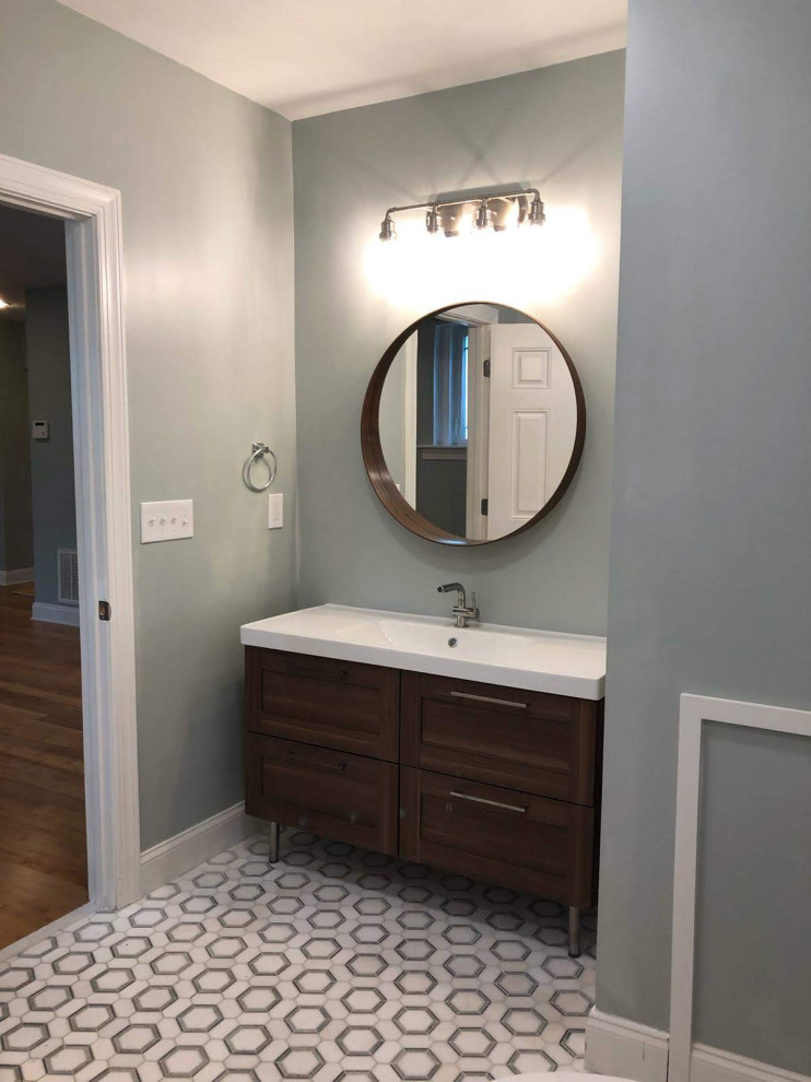 15th St. Contemporary Basement Remodel