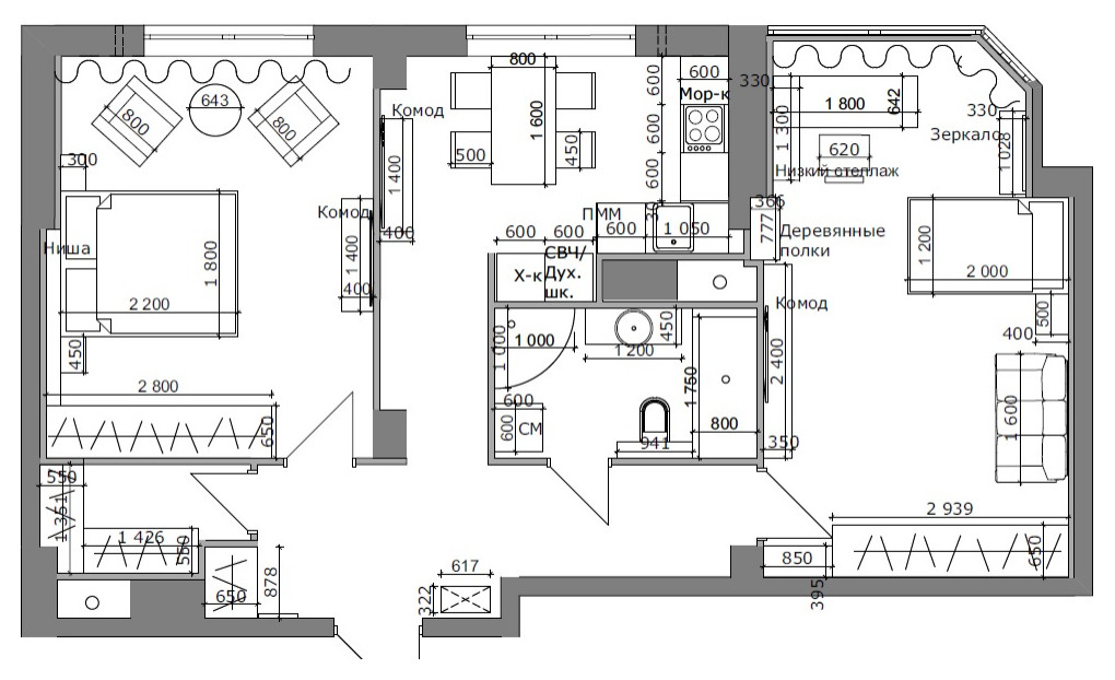 Квартира на Мосфильмовской 2020