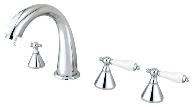 Kingston Brass Ks23615pl Roman Tub Filler With Hand Shower