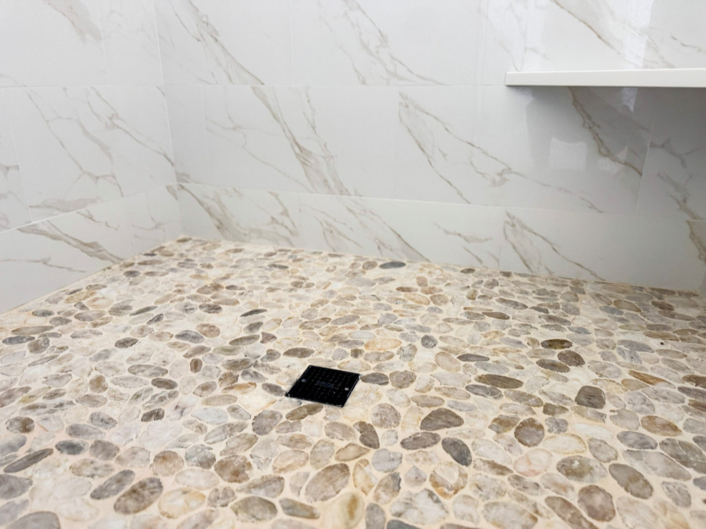 Modern Farmhouse Primary Bath and Guest Bath