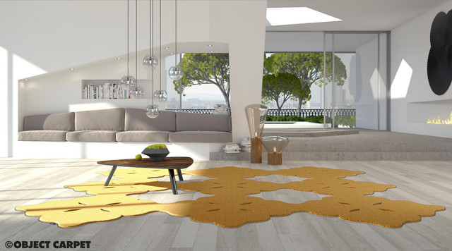 Rugx Configurator Goldener Teppich Mit Musterschnitt Modern