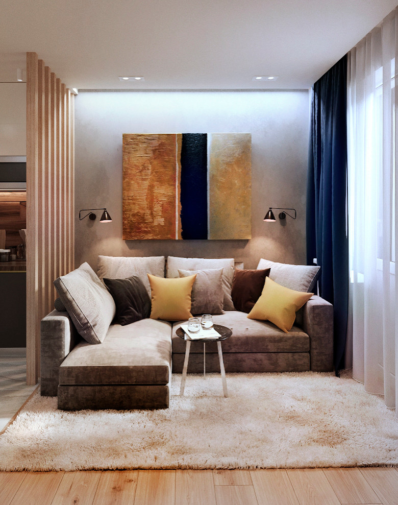 ЖК Солнечный (дизайн проект 3-х комнатной квартиры)