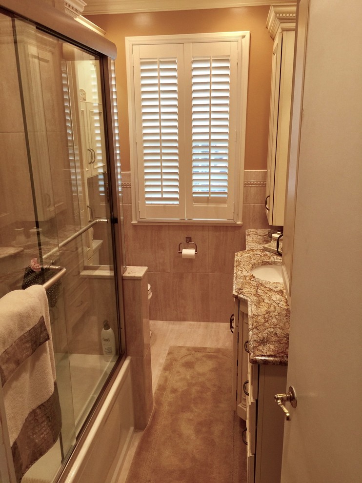 Nutley Traditional Style Small Bathroom Remodel Traditional