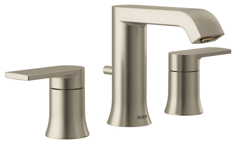 Moen Genta TwoHandle Widespread Modern Bathroom Faucet, Valve Required