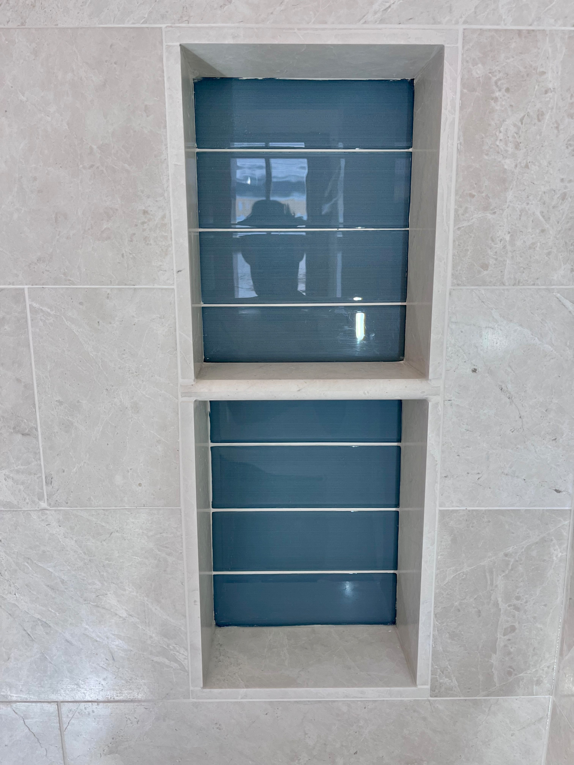 Shower renovation.