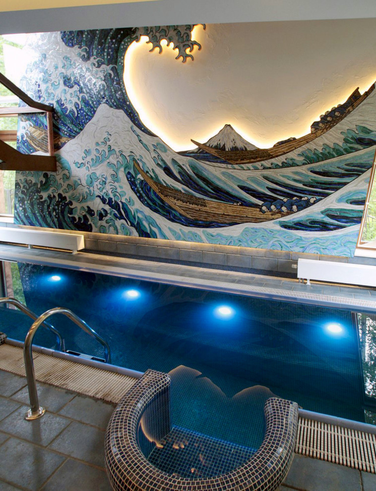 БАССЕЙН в загородной резиденции в Ушково.