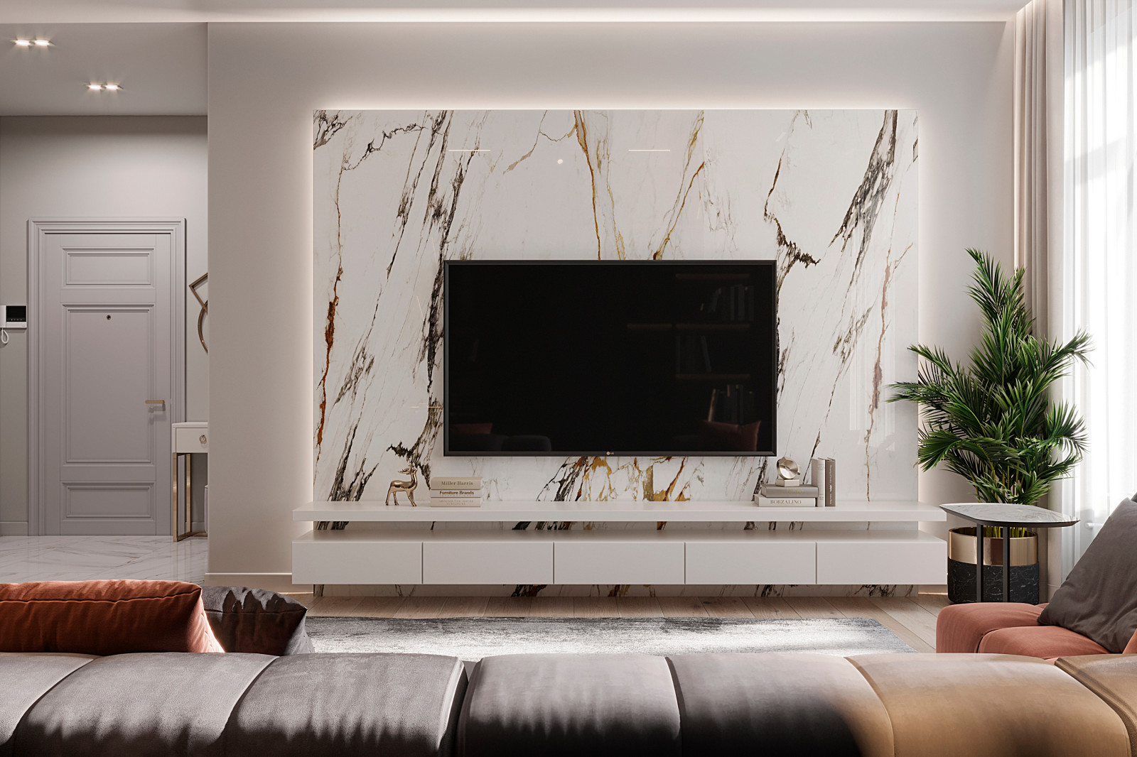 Дизайн-проект квартиры в КД «Дом Философа» 108 кв.м