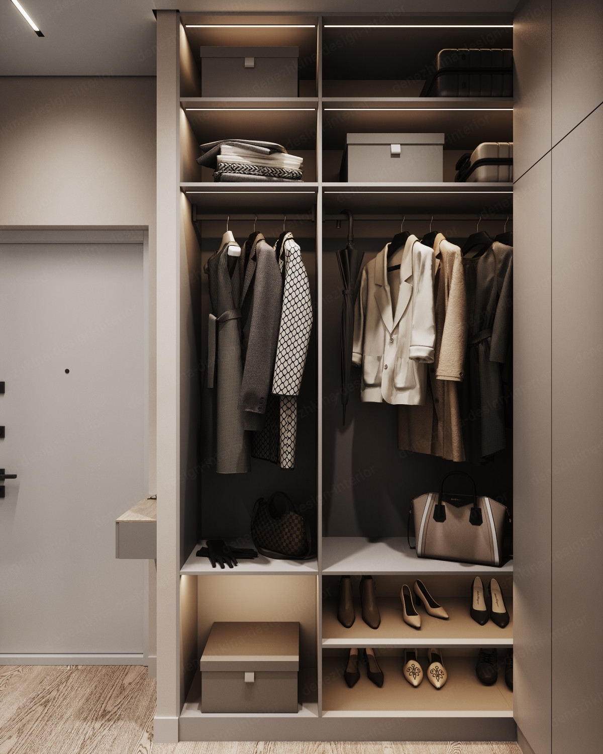 Дизайн проект 3 комнатной квартиры — ул. Руставели