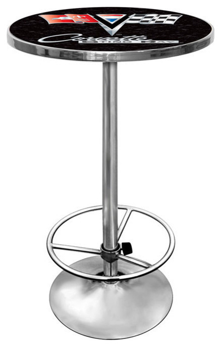 Corvette C2 Black Chrome Pub Table