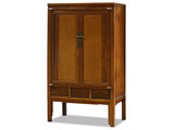 Natural Finish Elmwood Oriental Armoire - Asian - Armoires And ...
