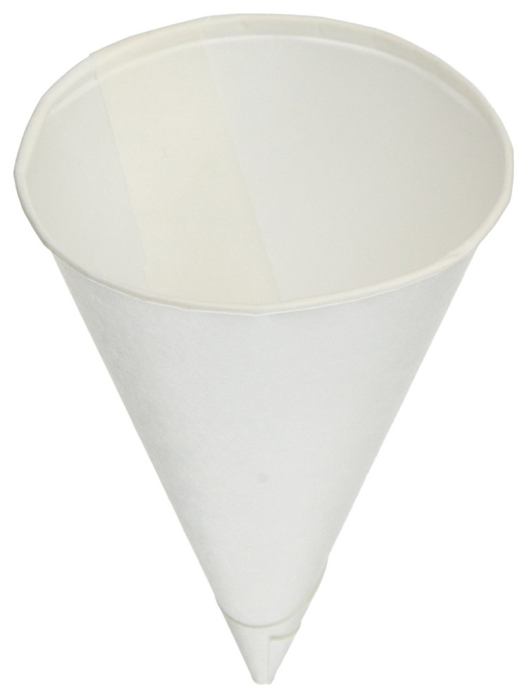 Igloo 25010 Replacement Cone Water Cups with Rolled Rim, 4.25 Oz, 200