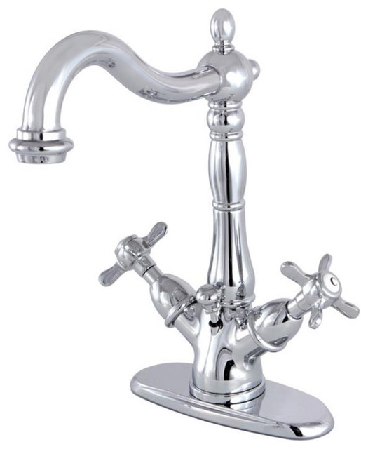 Kingston Brass Essex 10 3 4 Dbl Metal Cross Handle Bathroom