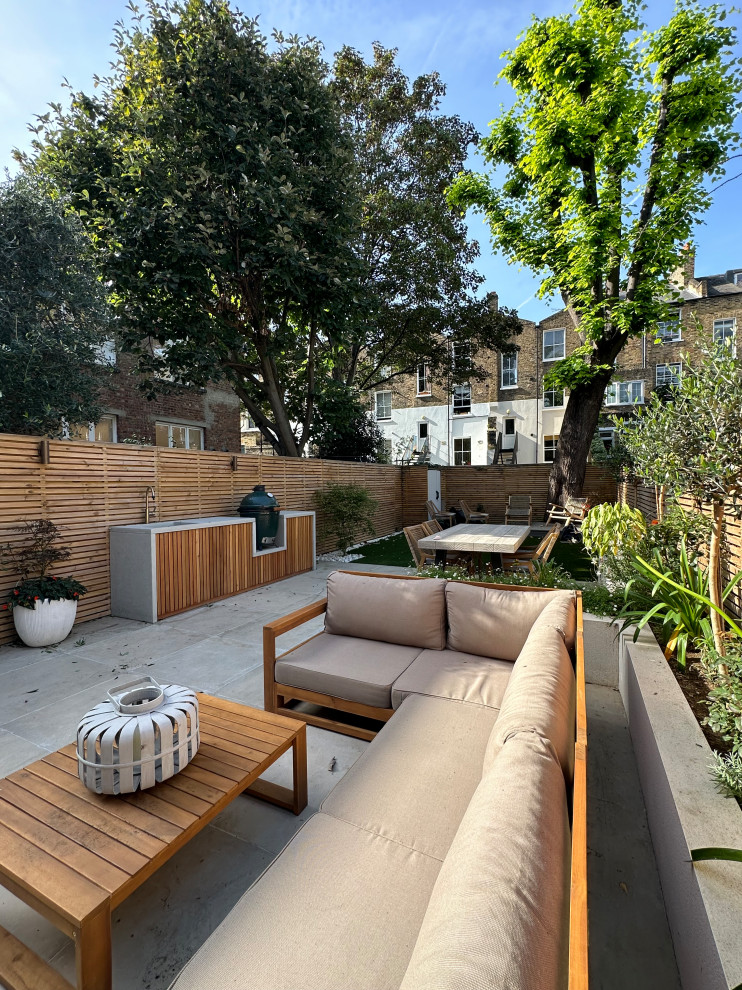 Inspiration for a classic terrace in London.