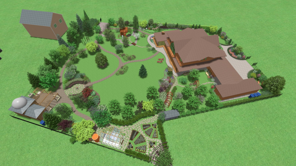 Проектирование участка в  к.п. Аквавилла