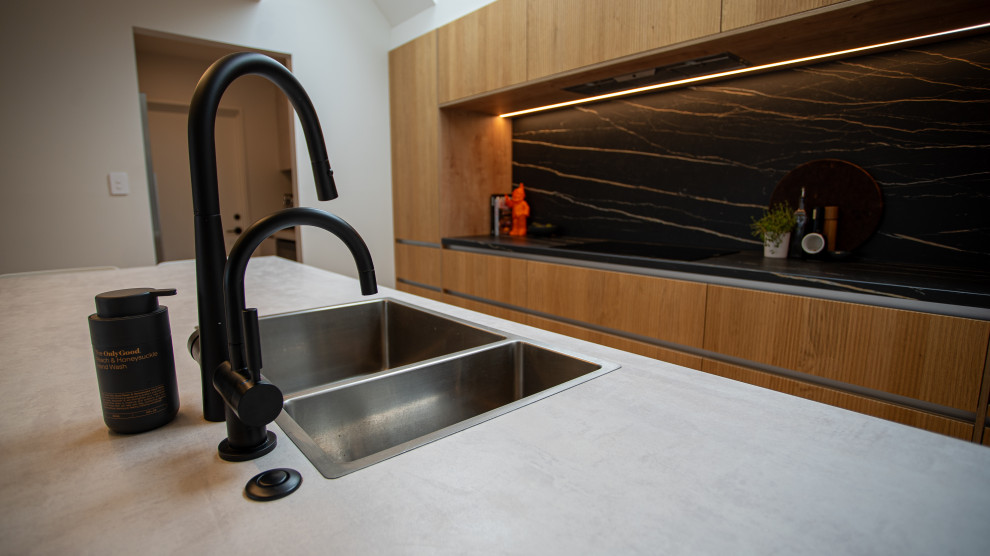 Oak and Drama Kitchen Renovation