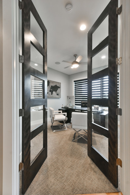 Ranchview Estates nyklassisk-arbetsrum