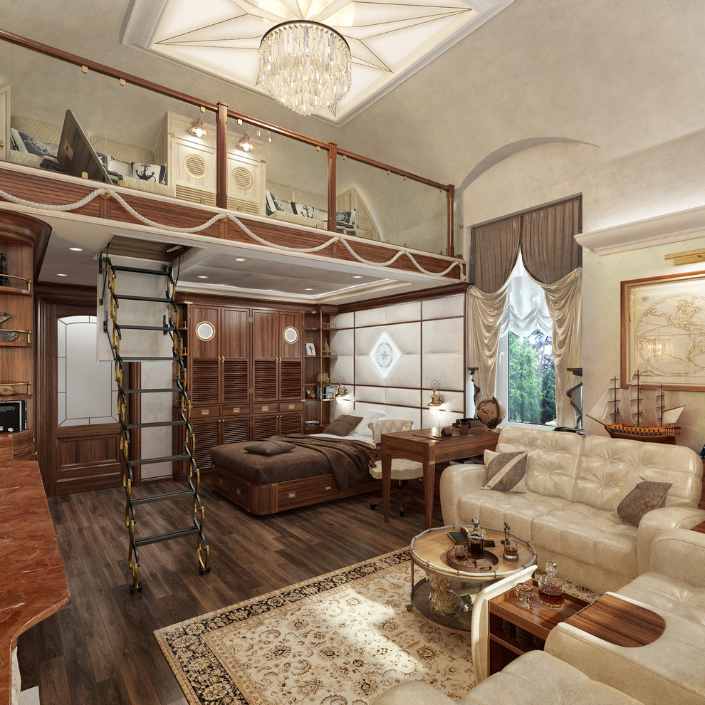 Двухярусная квартира в  Старом Петергофе