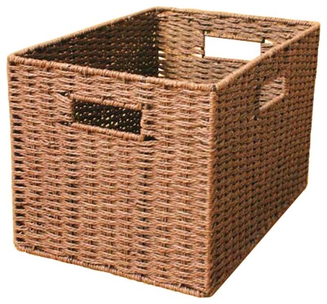 Straw Collection Basket Uncapped Basket Wardrobe Finishing Box
