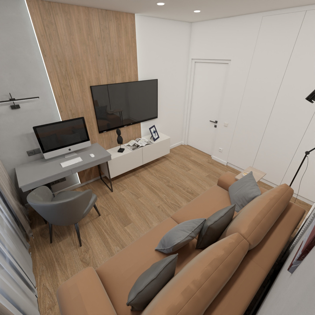 Дизайн интерьера 2-х комнатной квартиры