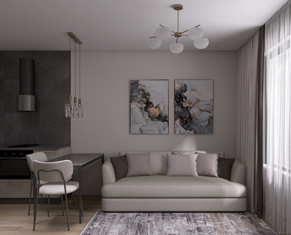 Квартира для девушки "кофе с молоком"