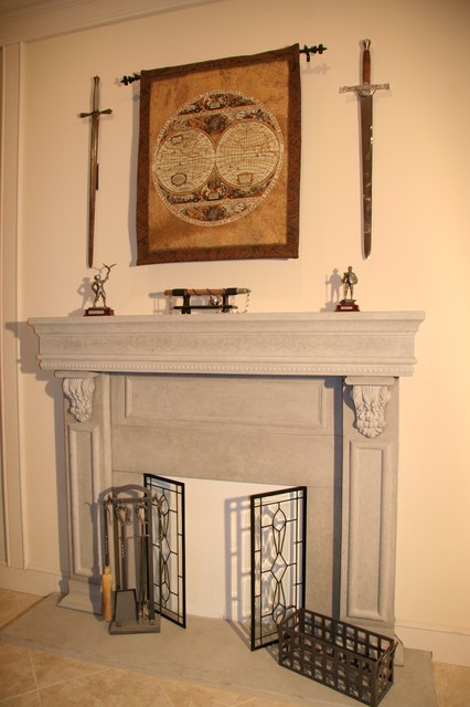 Fireplaces traditional-living-room