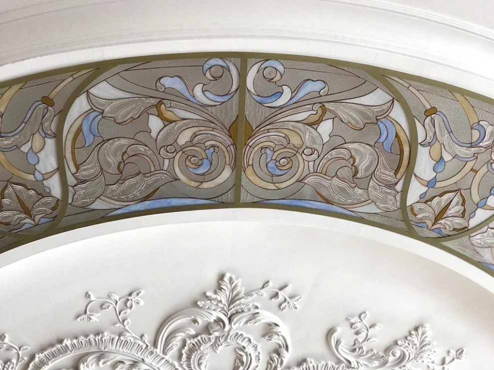Витражный потолок в БЦ
