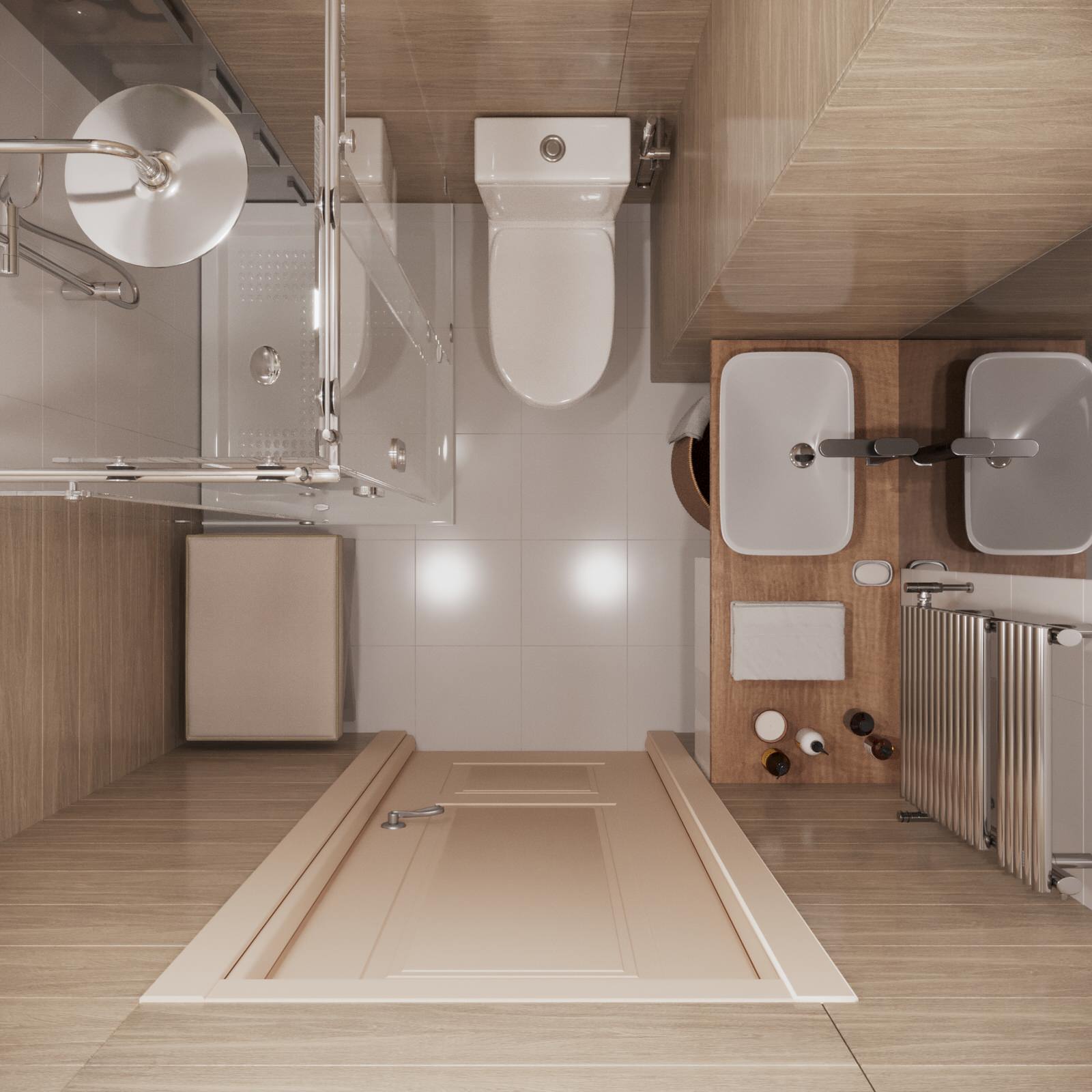 4-к квартира в Москве в пастельных тонах современной классики