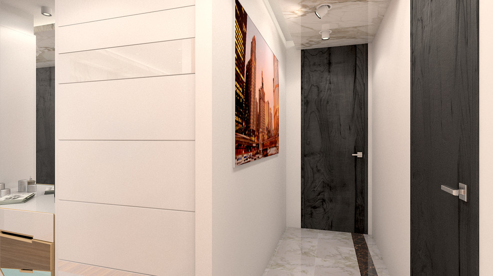 Дизайн-проект квартиры в стиле минимализм ЖК «Новый Оккервиль»