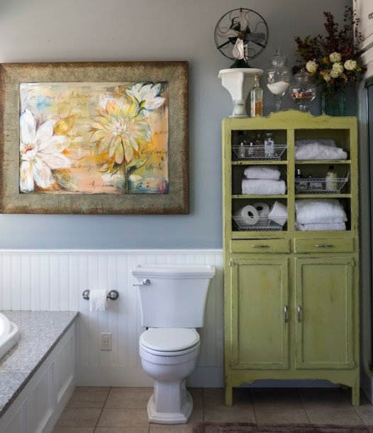 Inspiration for a mid-sized country master bathroom in DC Metro.