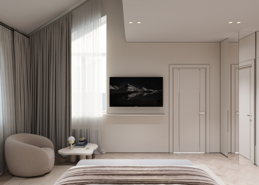 Современный стиль спальня