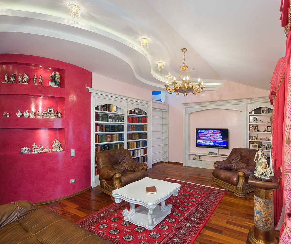 Интерьер коттеджа в ярких тонах