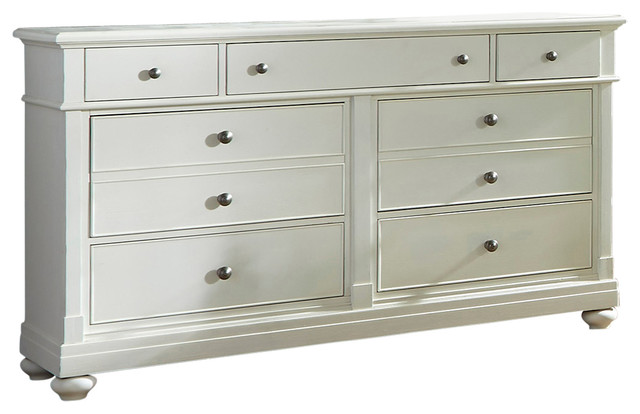 Silver Coast Company 7 Drawer Dresser And Mirror With Solid Wood 7 Drawer Dresser And Mirror With Solid Wood Construction Linen Beach Style