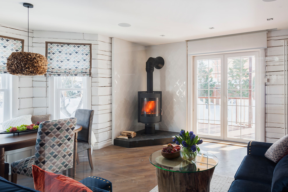 Гостиная под готовой крышей