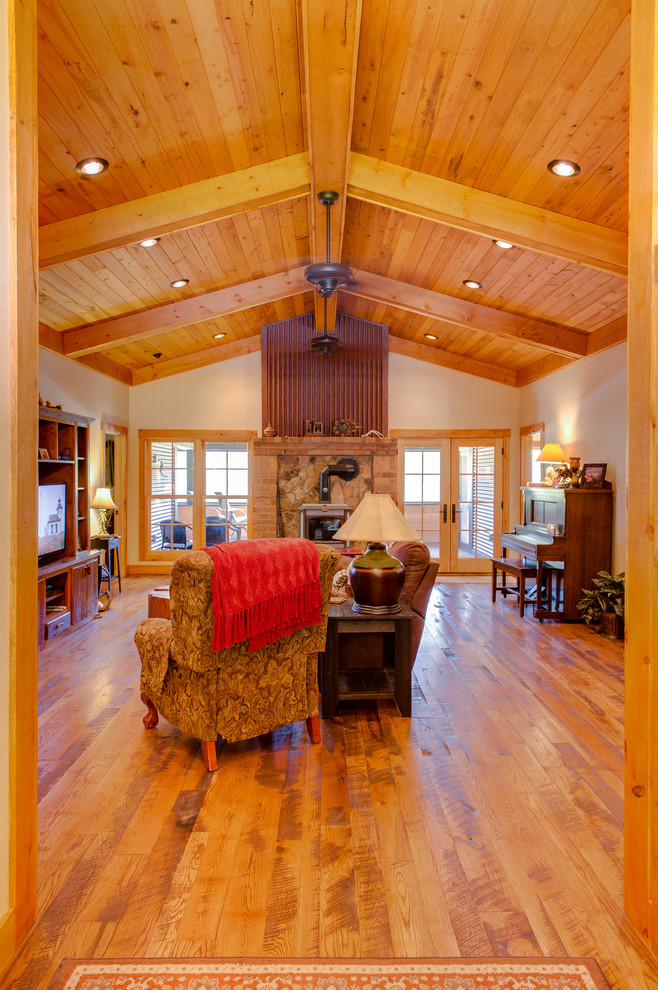 Barn Style in Georgia - Rustic - Living Room - Other - by Chapman